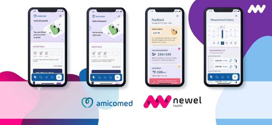 Amicomed by Newel Health obtains EU MDR certification as a digital medical device for hypertension management