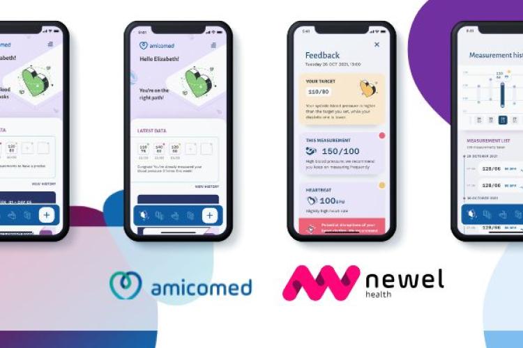 Amicomed by Newel Health obtains EU MDR certification as a digital medical device for hypertension management